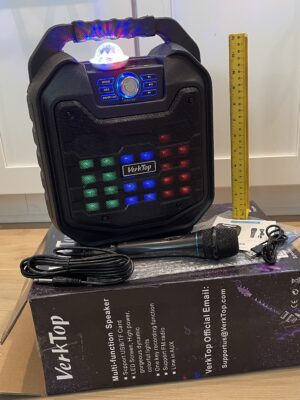 Portable Bluetooth Music PA LED Speaker